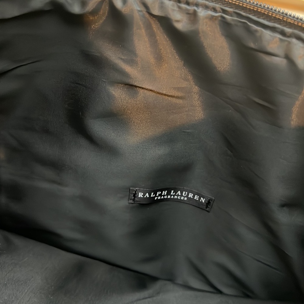 Ralph Lauren Holiday Weekender Duffle Bag w/ Pocket and Shoulder Strap NEW - Picture 11 of 11